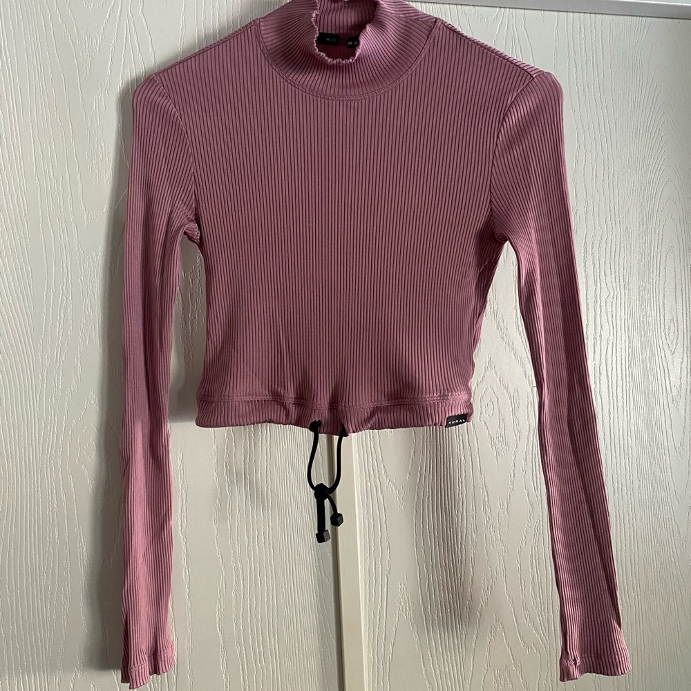 Koral Cropped Mockneck